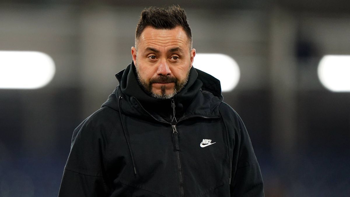 Roberto De Zerbi file photo File photo dated 30-01-2024 of Brighton head coach Roberto De Zerbi, who does not want to be distracted by the prospect of facing Roma in the last 16 of the Europa Leagu...