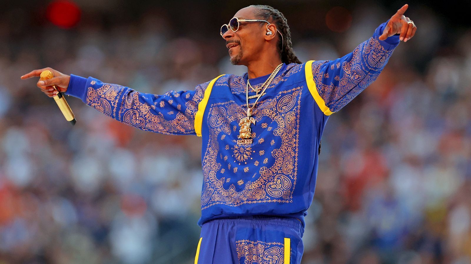
                <strong>Snoop Dogg</strong><br>
                Kurios: Vor seinem Auftritt hat Snoop Dogg wohl noch einen Joint geraucht. Davon tauchten Videos in den sozialen Medien auf. 
              