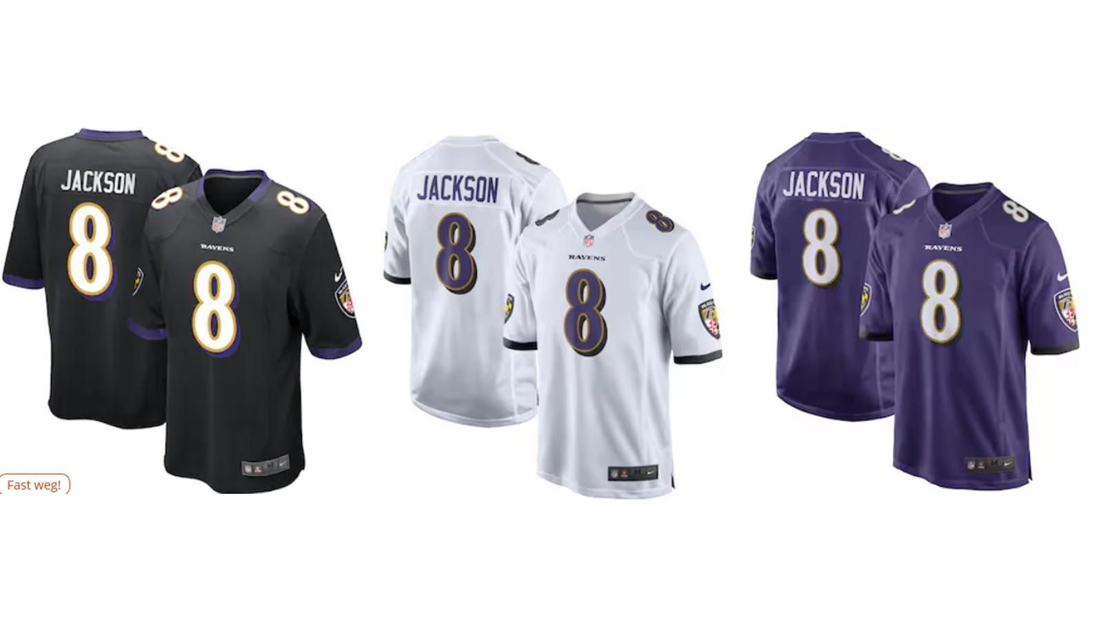 NFL Die Trikots aller 32 Teams Ganz in Lila Baltimore Ravens prasentieren Sonder Helm