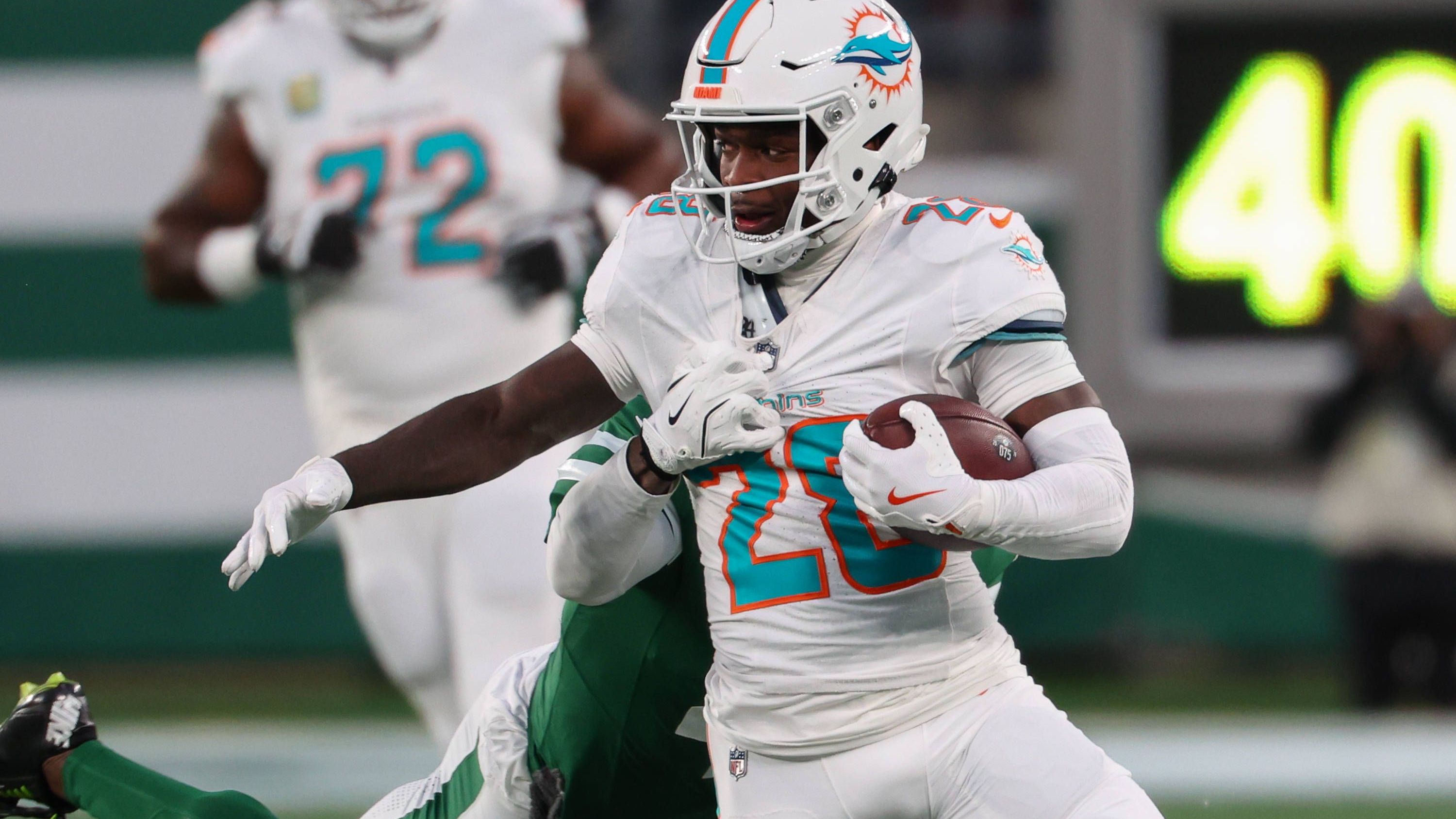<strong>De'Vone Achane (Miami Dolphins)</strong><br>Distanz: 76 Yards