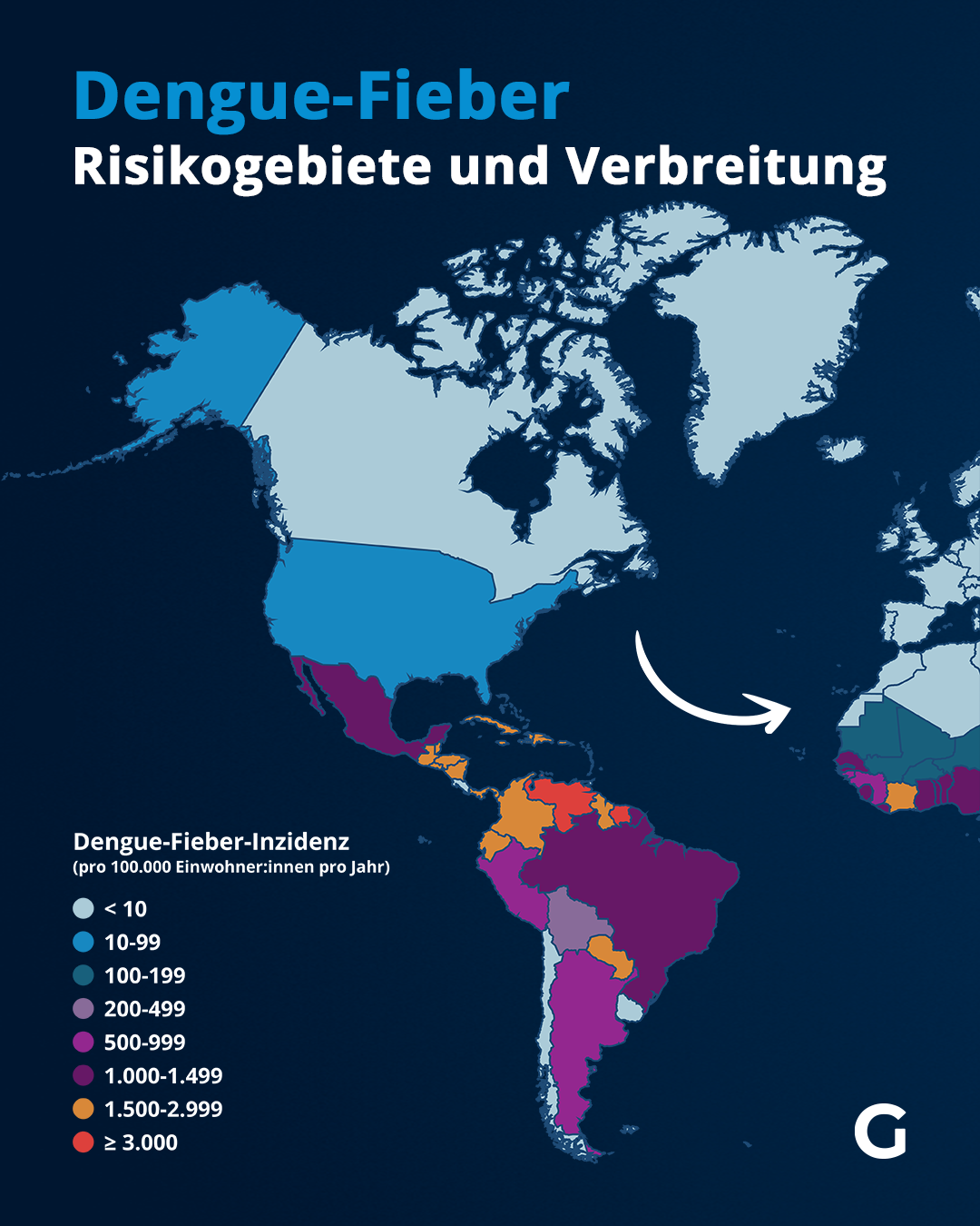 Denguefieber: Verbreitung und Risikogebiete