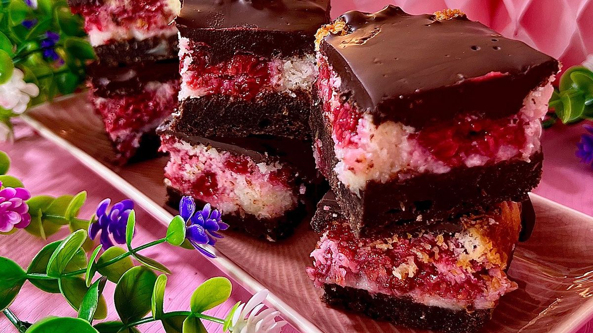 Leckeres aus der Zuckerfrei-Backstube: Schoko-Kokosriegel