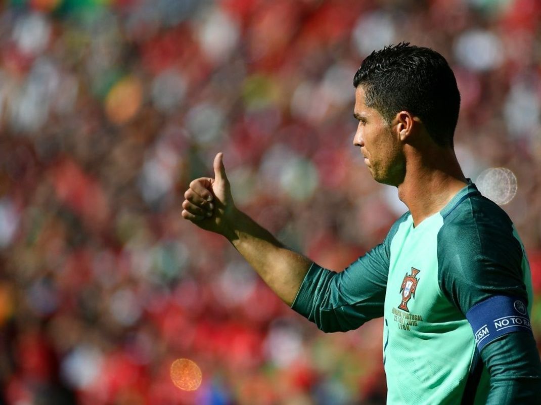 Ronaldo trifft als erster Fußballer bei vier EMEndrunden