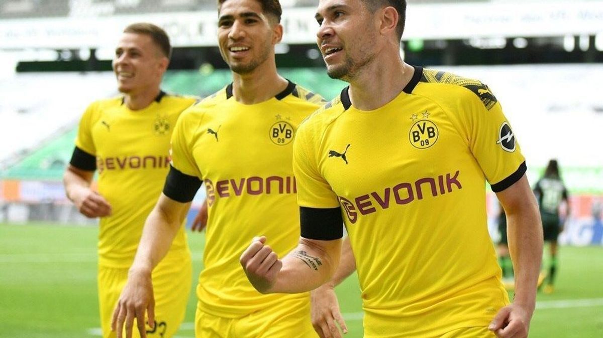 Guerreiro erzielte das 1:0 für Borussia Dortmund