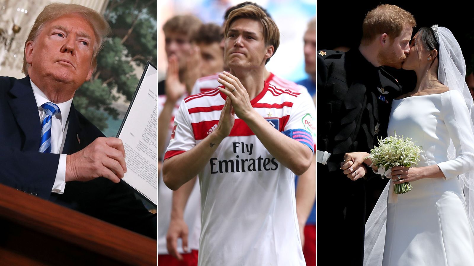 <strong>So sah die Welt aus, als der HSV zuletzt in der Bundesliga spielte</strong><br><em>Der Hamburger SV steht nach knapp sieben Jahren unmittelbar vor der Rückkehr in die Bundesliga, aus der die Hanseaten am 12. Mai 2018 erstmals in der Vereinsgeschichte abstiegen.. <strong>ran</strong> zeigt, wie die Welt damals aussah.</em>
