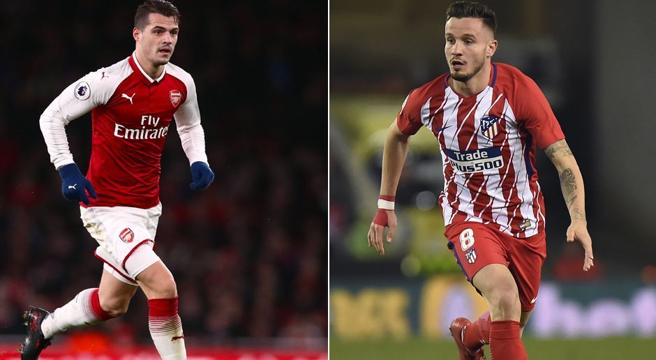 
                <strong>Defensives Mittelfeld: Granit Xhaka vs. Saul Niguez</strong><br>
                Ein unangenehmes Duell: Granit Xhaka und Saul Niguez lösen bei ihren Gegenspielern im Duell nicht gerade Freude auf. Beide sind pass- und zweikampfstark. Sie sind Dirigenten und Leader im defensiven und zentralen Mittelfeld, sind vor allem Vorlagengeber ihrer Teams (Xhaka: 3 Tore, 7 Assists / Niguez: 6 Tore, 5 Assists). Während der 23-jährige Spanier ein wenig offensiver spielt, begeistert der Schweizer vor allem durch eine starke Passquote von 91,4 Prozent in der Europa League. Punkt für beide - 4:5 für Atletico. 
              