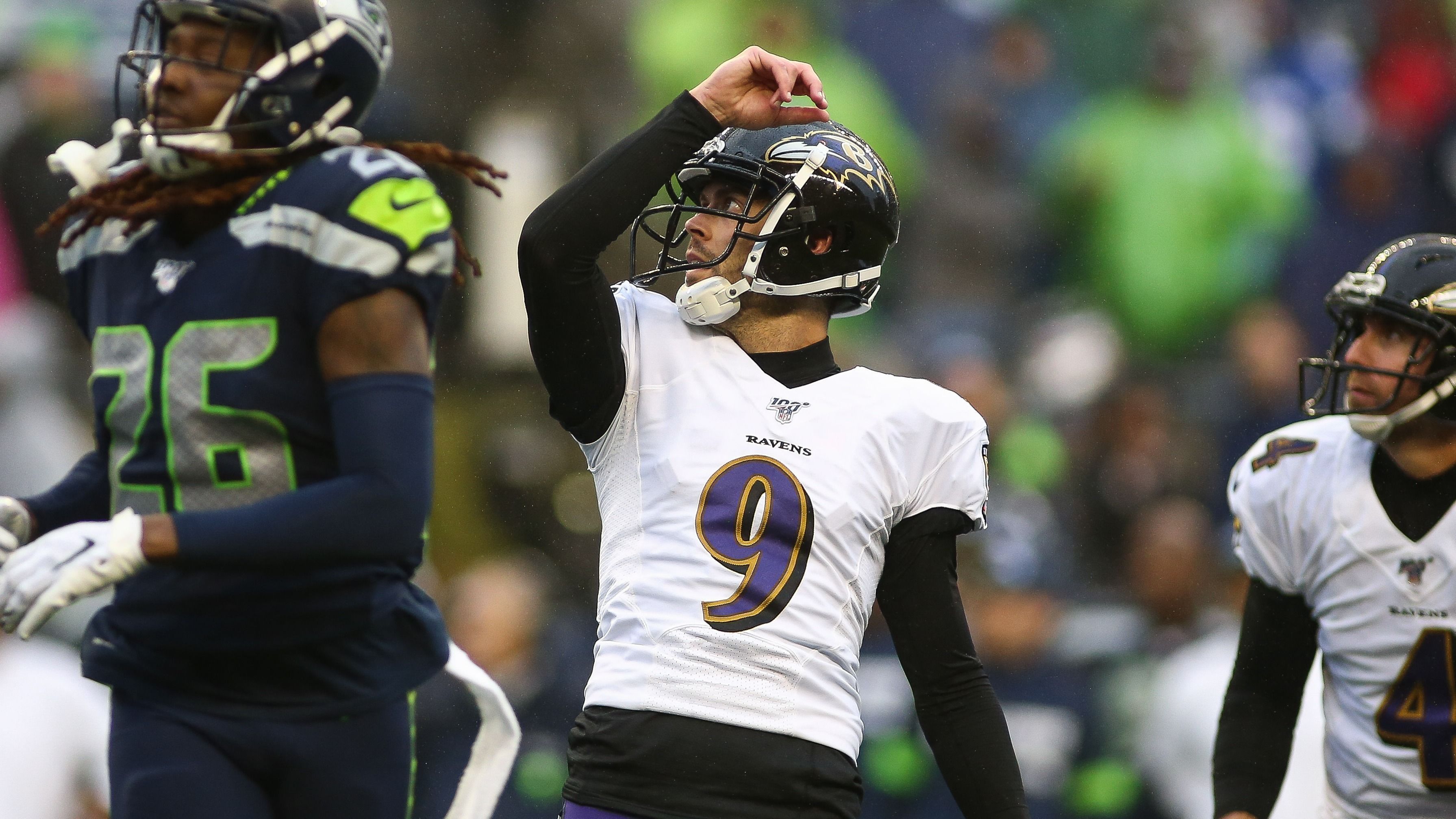 
                <strong>Die meisten verwandelten Points after Touchdown</strong><br>
                Justin Tucker (Kicker der Baltimore Ravens) mit 51  Die komplette Rangliste im Datencenter >>
              