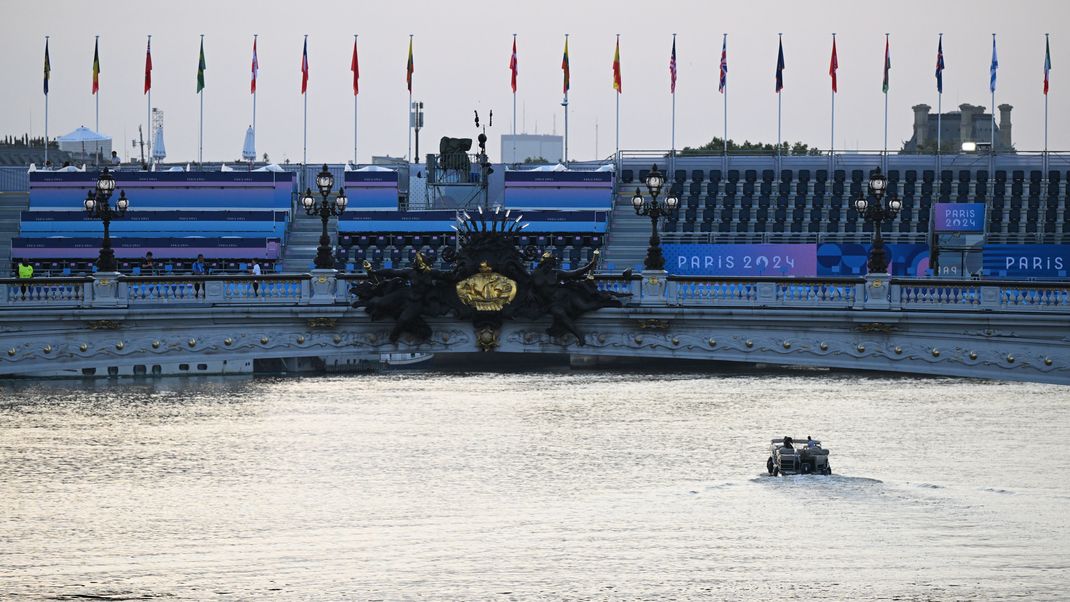 Am heutigen Mittwoch (31. Juli) sollen auch in der Seine Wettkämpfe stattfinden.