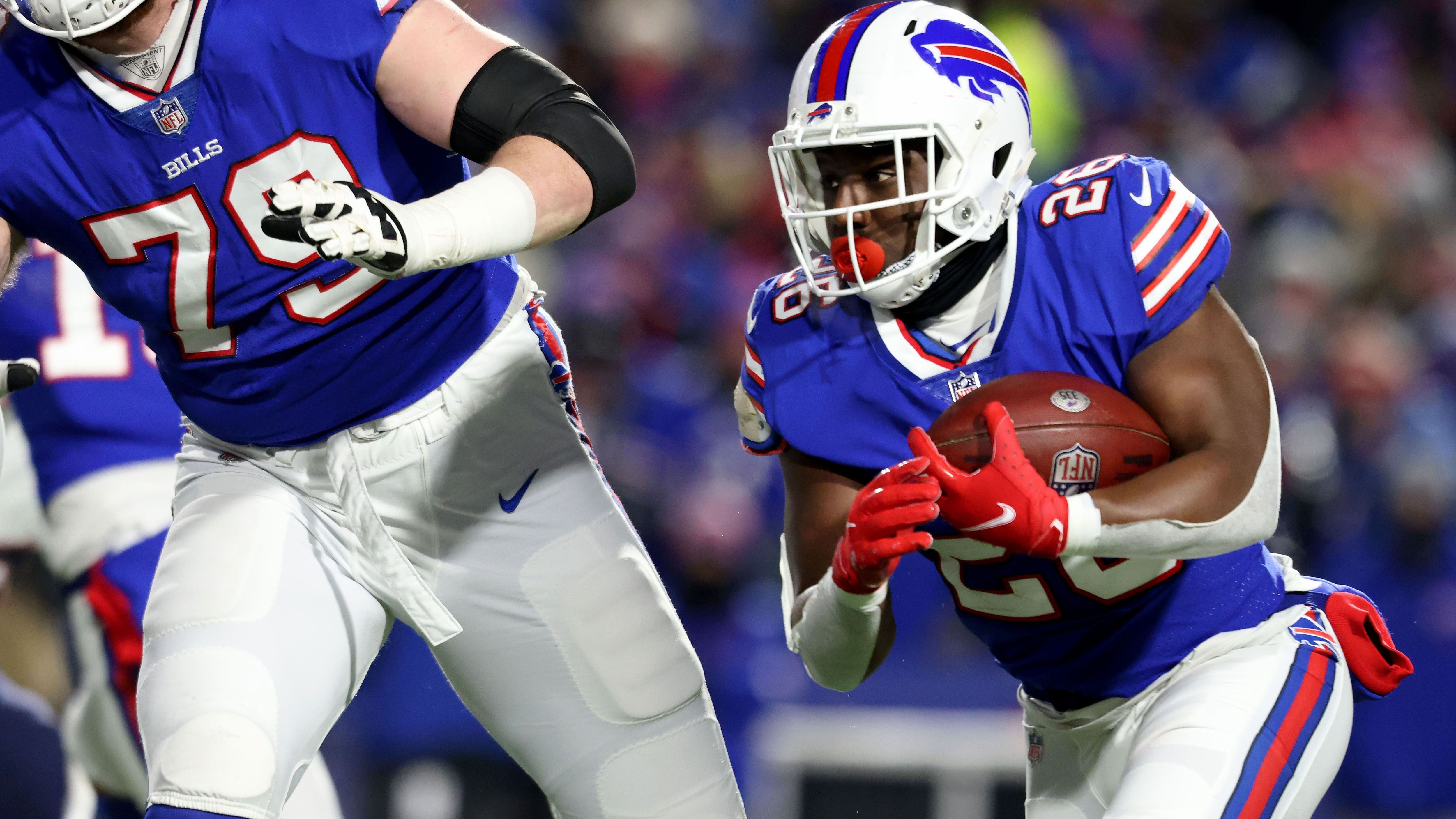 
                <strong>Die meisten Rushing Touchdowns</strong><br>
                Devin Singletary (Buffalo Bills) mit 3 Touchdowns - Die komplette Statistik im Datencenter >>
              