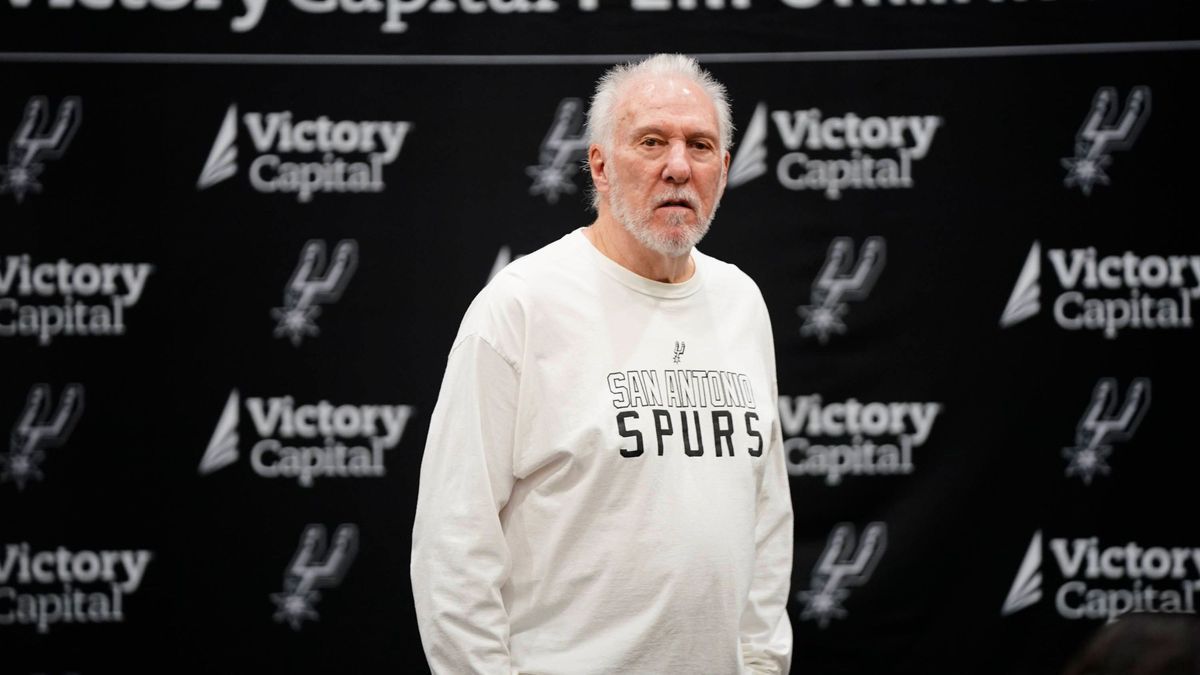 September 30, 2024, San Antonio, Texas, United States: Head Coach GREGG POPOVICH takes part in Media Day for the San Antonio Spurs Monday morning. The Spurs have failed to make the playoffs for the...