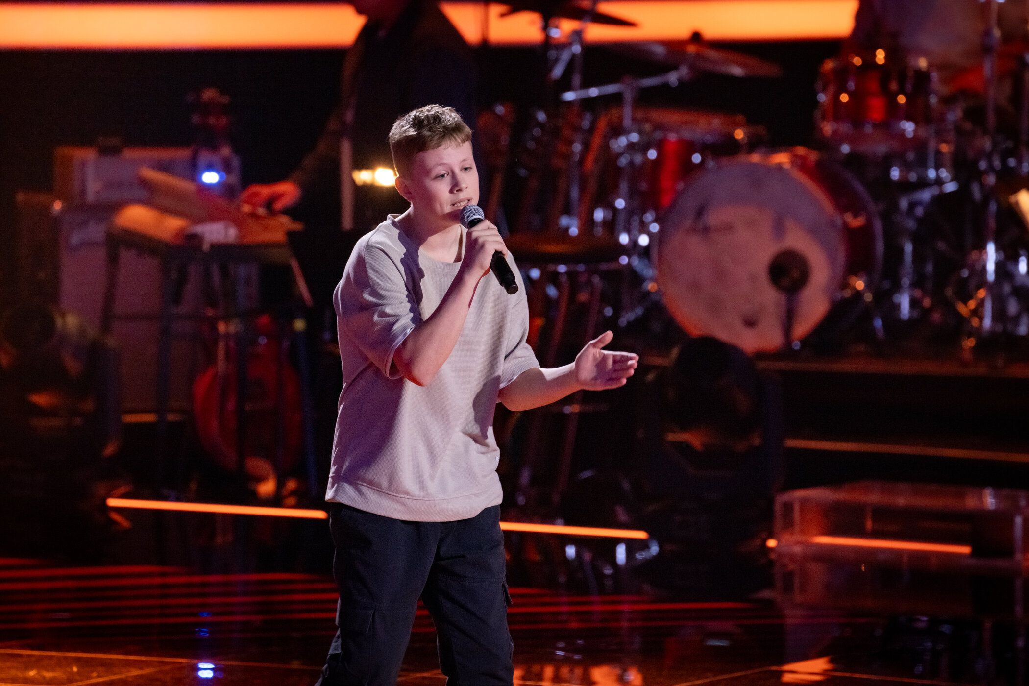 Piet rappt bei "The Voice Kids"