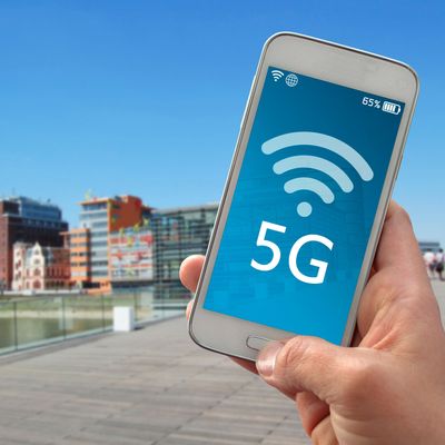 Smartphone mit Netzabdeckung Bandbreite 5G