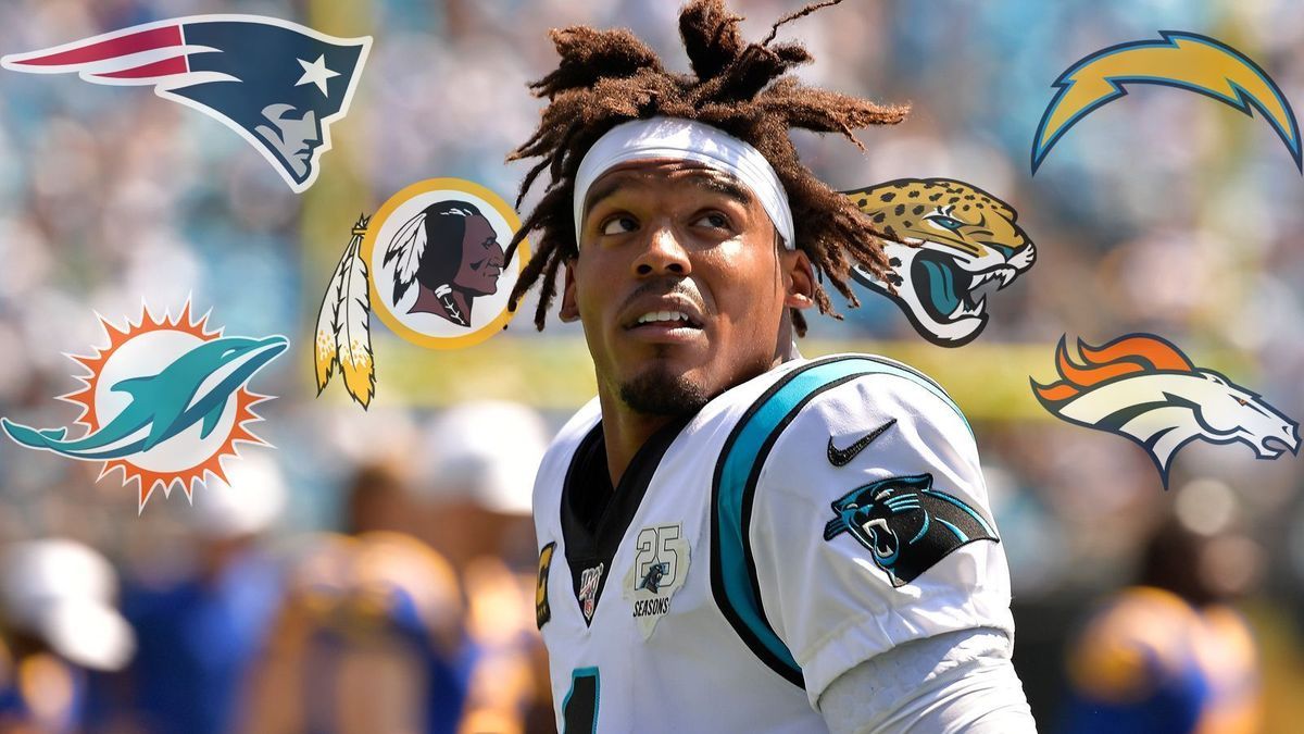 Die Optionen für Cam Newton