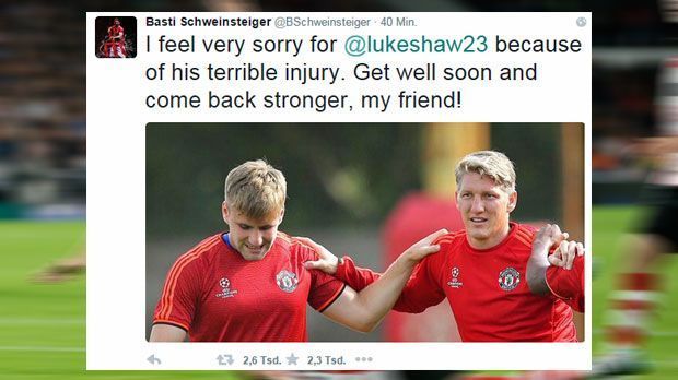 
                <strong>Bastian Schweinsteiger</strong><br>
                Bastian Schweinsteiger: Der ManUtd-Neuzugang hofft auf eine zeitnahe Rückkehr seines Teamkollegen.
              