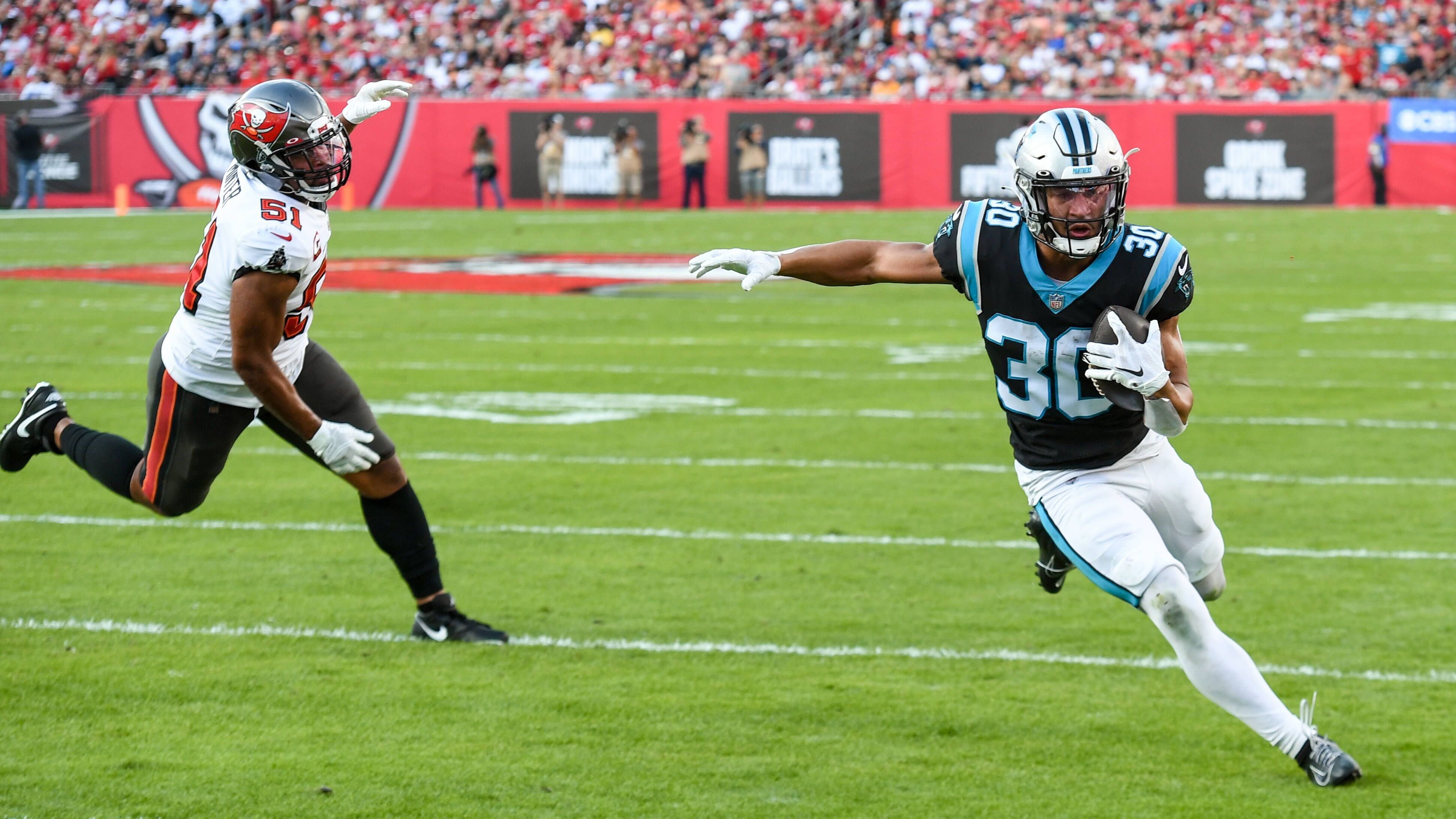 <strong>15. Platz (geteilt):</strong> Chuba Hubbard (Carolina Panthers)<br><strong>Overall-Bewertung:</strong> 85