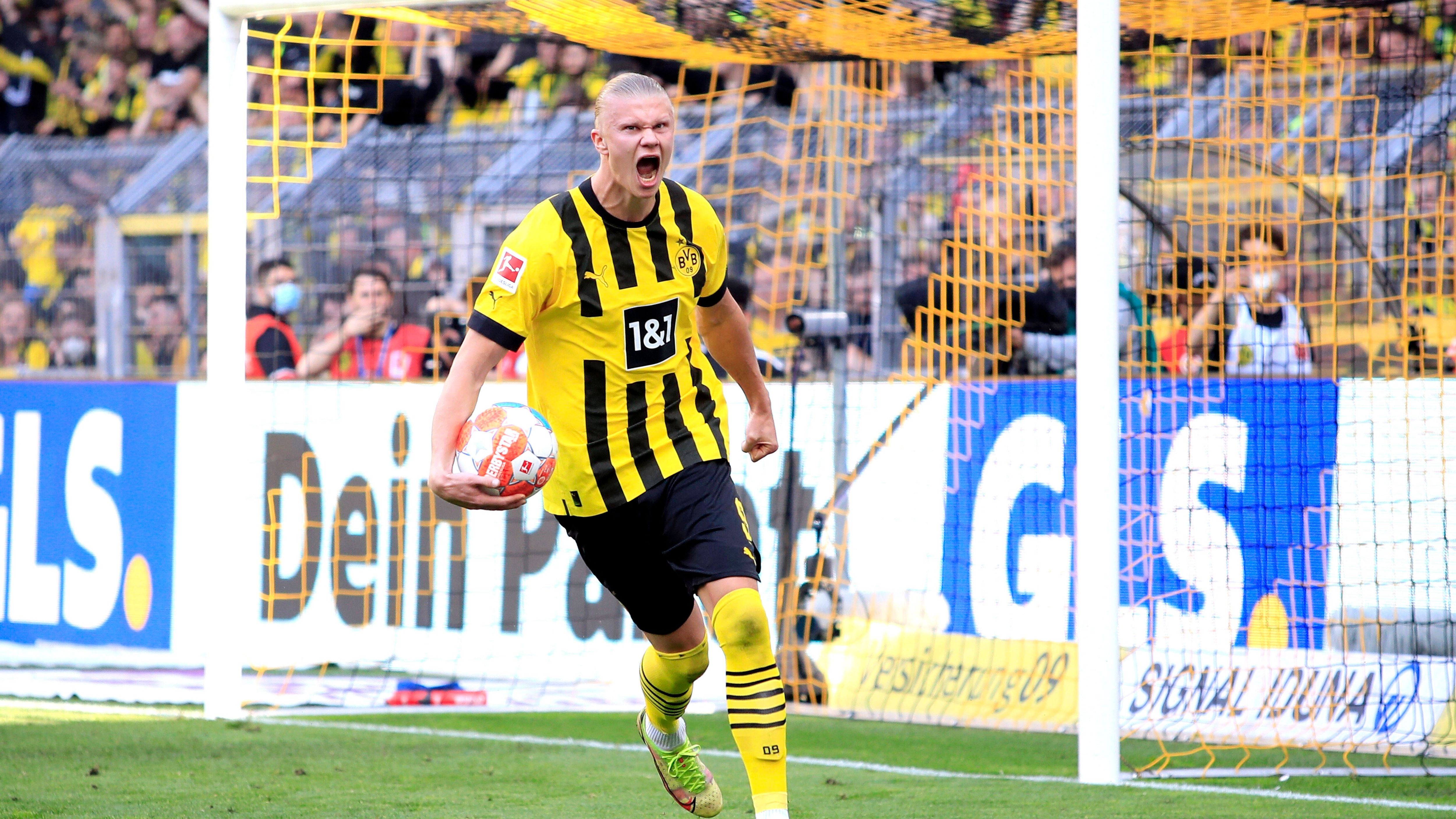 <strong>14. Platz: Erling Haaland - 36,30 km/h</strong><br>- Saison: 2021/22<br>- Klub: Borussia Dortmund<br>- Position: Mittelstürmer