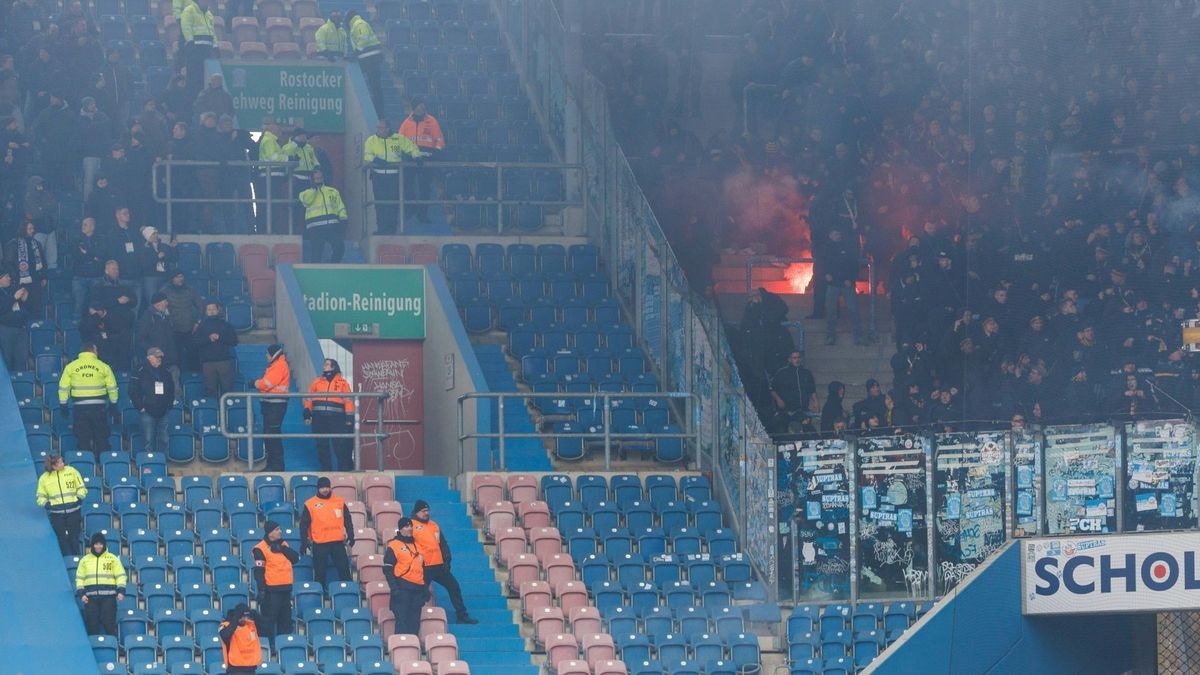 In Rostock flogen die Feuerwerkskörper