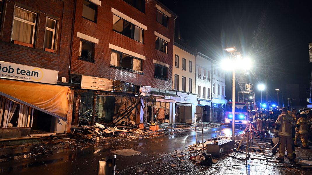 Große Explosion in Haus in Eschweiler