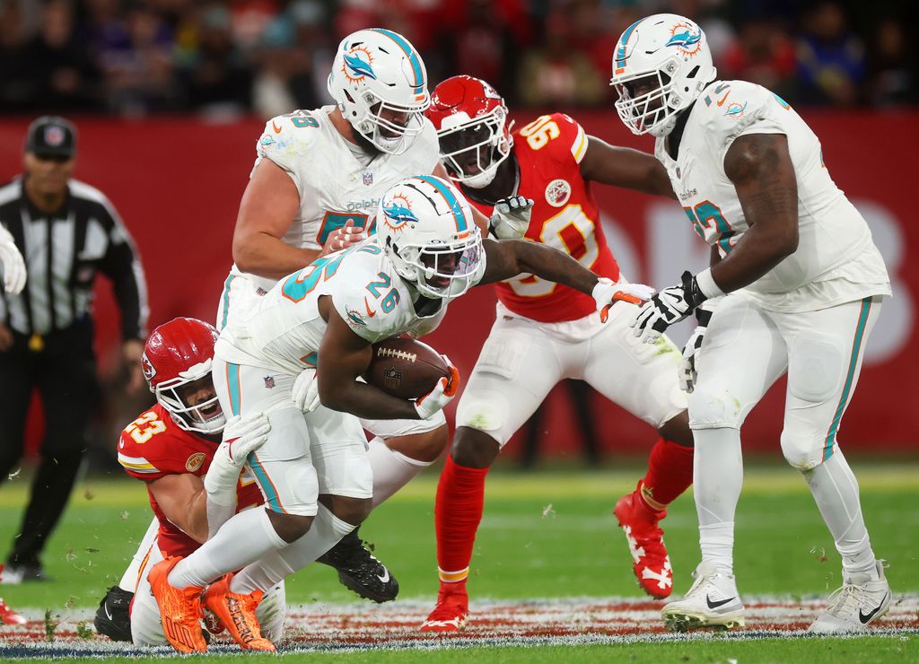 NFL Kansas City Chiefs gewinnen FrankfurtSpiel gegen Miami Dolphins