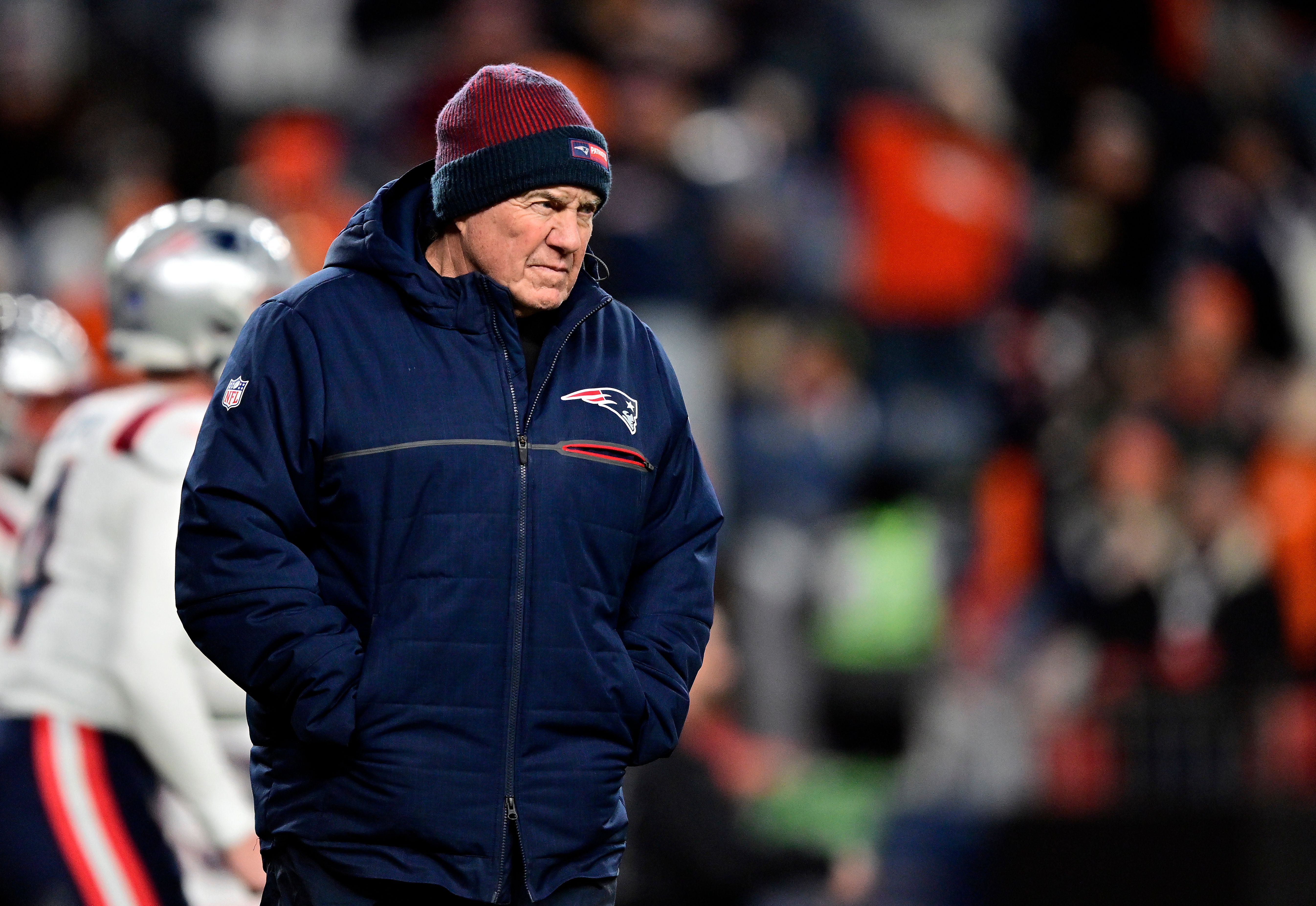 NFL - New England Patriots: Bill Belichick Drohen Gegen Die New York ...