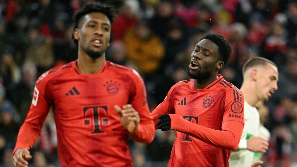 Alphonso Davies (r.) und Kingsley Coman sind verletzt