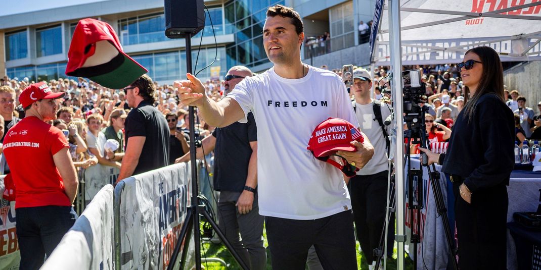 Der US-Aktivist Charlie Kirk wurde während einer Veranstaltung in Utah getötet.