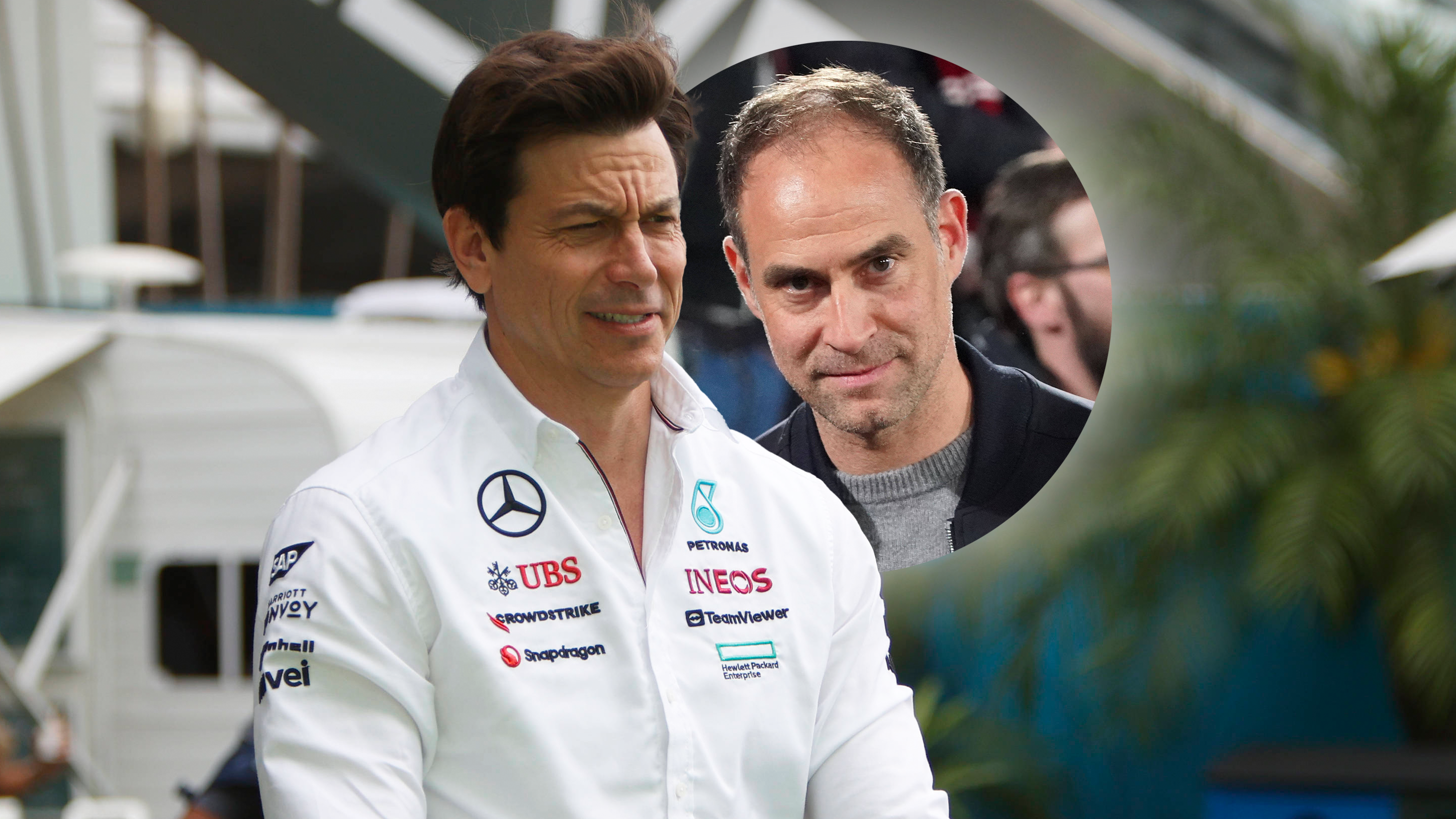 Formel 1: Oliver Mintzlaff Und Mercedes-Teamchef Toto Wolff Liefern ...