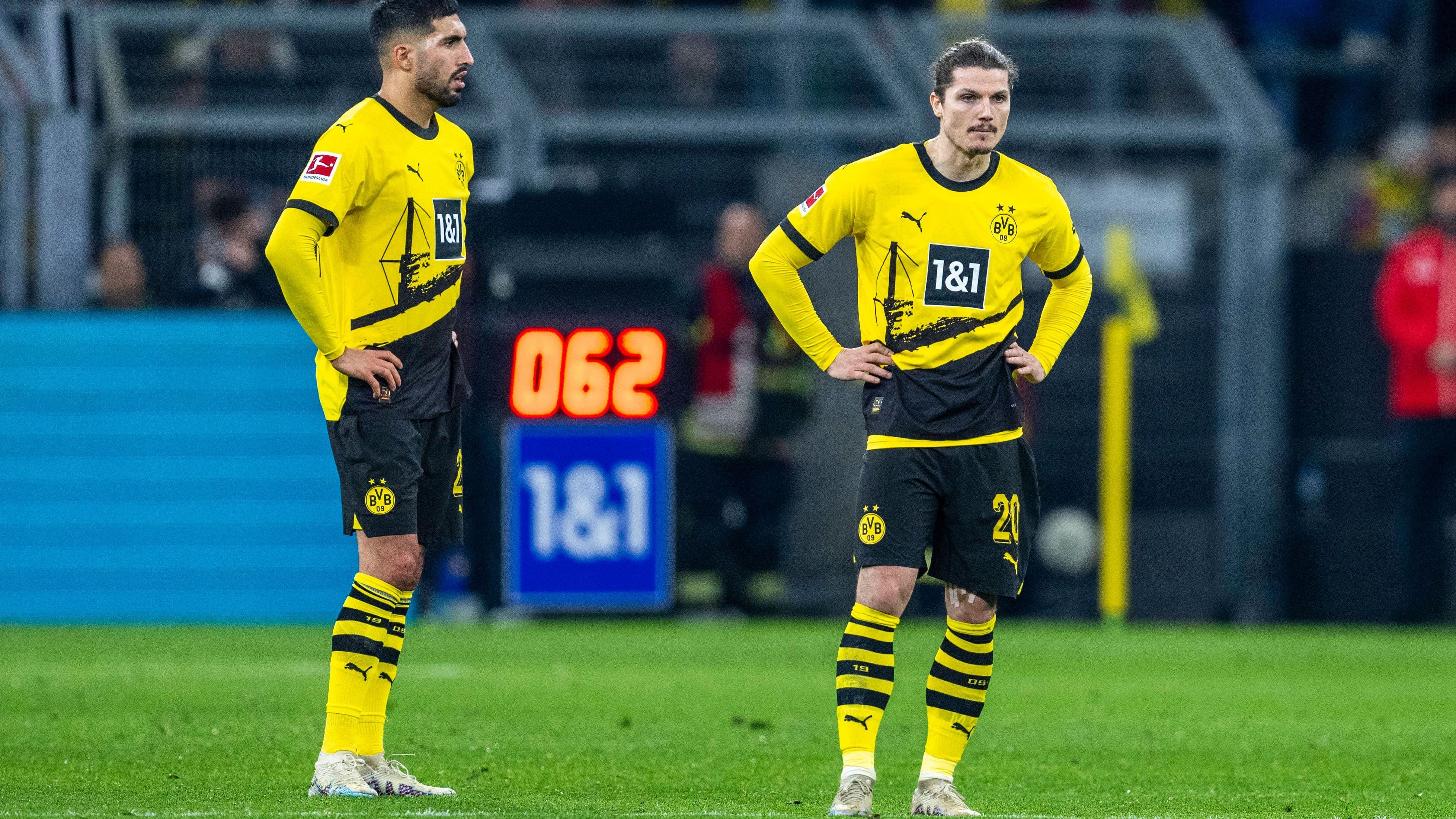 <strong>Borussia Dortmund nicht mal mehr die Nummer 3</strong><br>Die Meisterschaft ist längst verspielt, jetzt kommt es für den BVB noch dicker. Denn nach dem beschämenden 2:3 am 23. Spieltag gegen Hoffenheim werden die Dortmunder auch gegen Union verlieren. Nicht nur tabellarisch - die dritte Kraft in Deutschland sind die Schwarz-Gelben nicht mehr.
