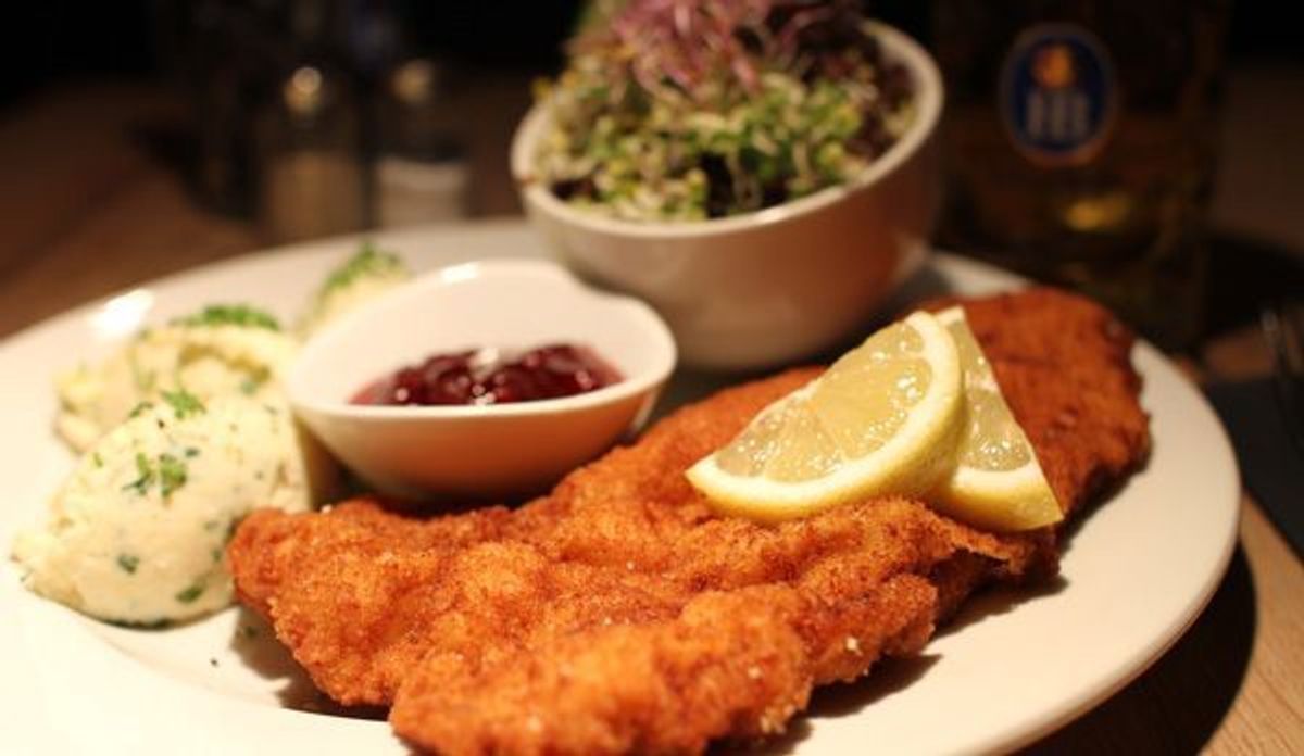 Wiener Schnitzel mit Erdäpfelkas