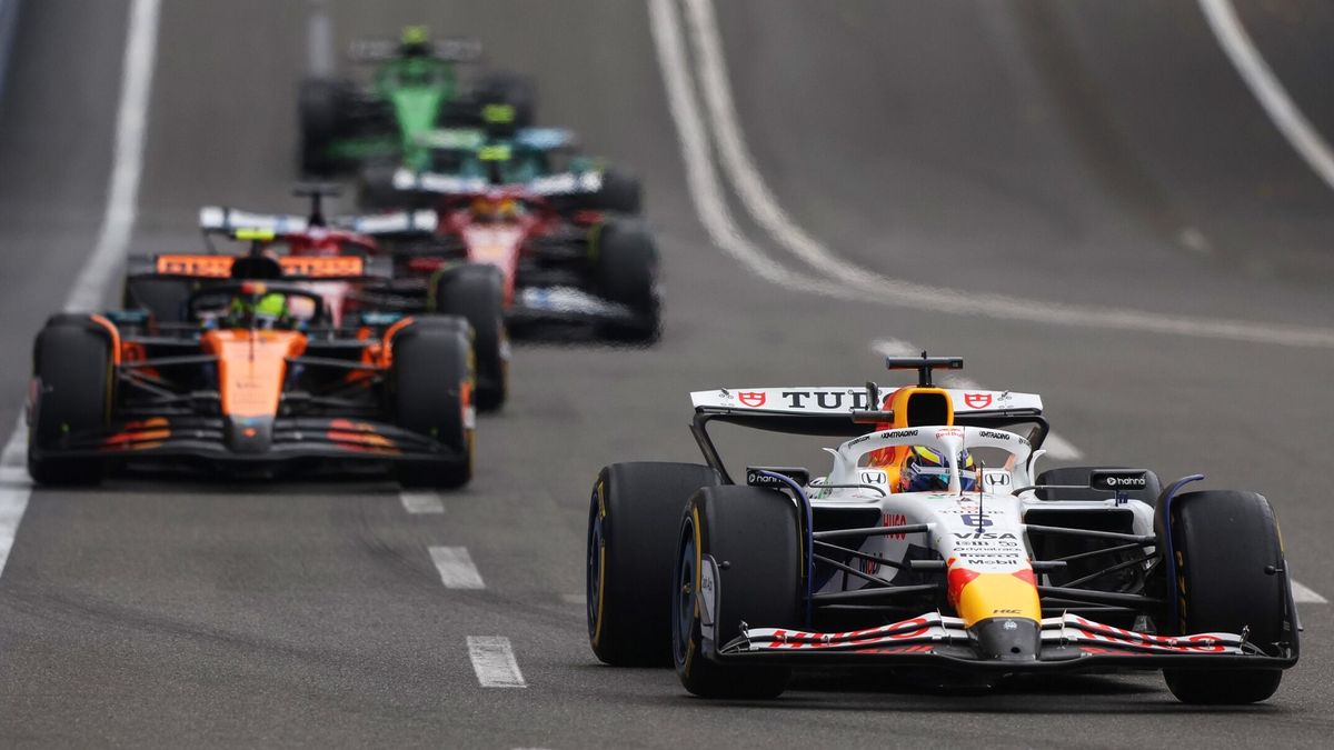 Isack Hadjar fightete in Baku unter anderem gegen WM-Mitfavorit Lando Norris