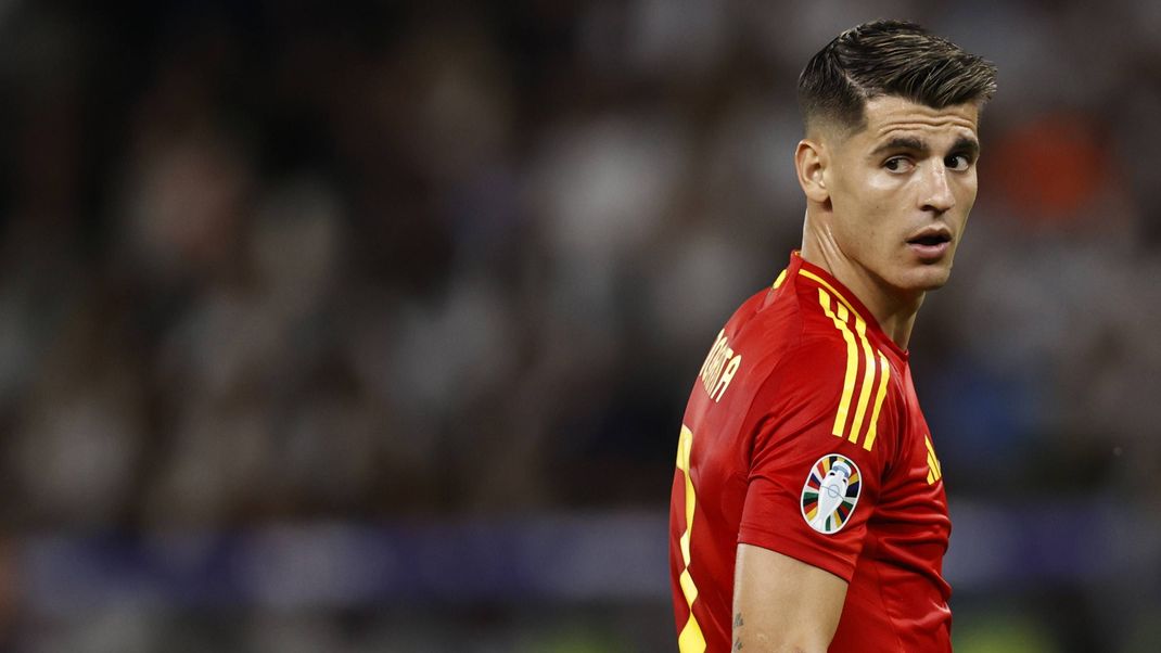 BERLIN - Alvaro Morata of Spain during the UEFA EURO, EM, Europameisterschaft,Fussball 2024 Final match between Spain and England at the Olympiastadion on July 14, 2024 in Berlin, Germany. ANP Hollandse Hoogte MAURICE VAN STEEN UEFA EURO 2024 FINAL 2024 xVIxANPxSportx xVanxSteenxFotografiexIVx 503478168 originalFilename: 503478168.jpg