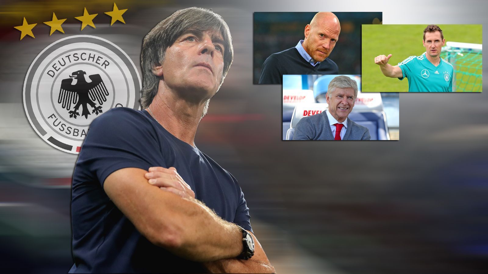 
                <strong>Wenn Löw geht: Wer könnte neuer Bundestrainer werden?</strong><br>
                Joachim Löw lässt nach der WM-Blamage seine Zukunft offen, der DFB-Präsident hat eine Entscheidung vertagt. Doch sind überhaupt adäquate Nachfolger auf dem Markt? ran.de blickt auf die möglichen Kandidaten.
              