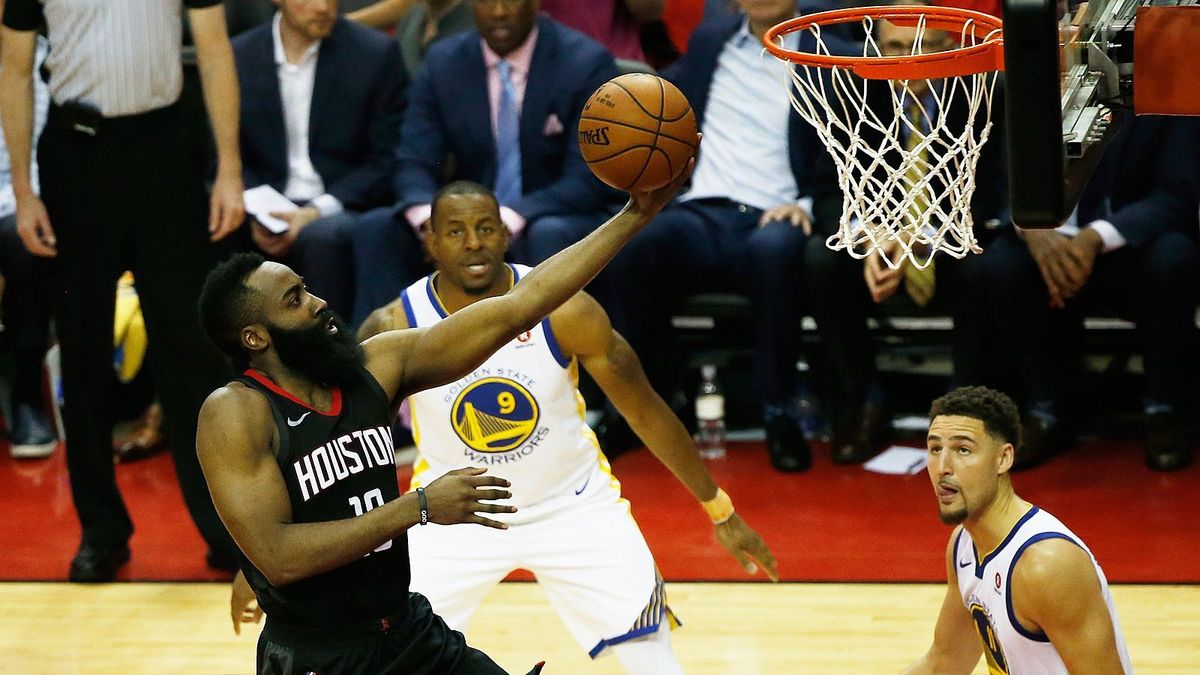 Harden (r.) erneut der Matchwinner für Houston
