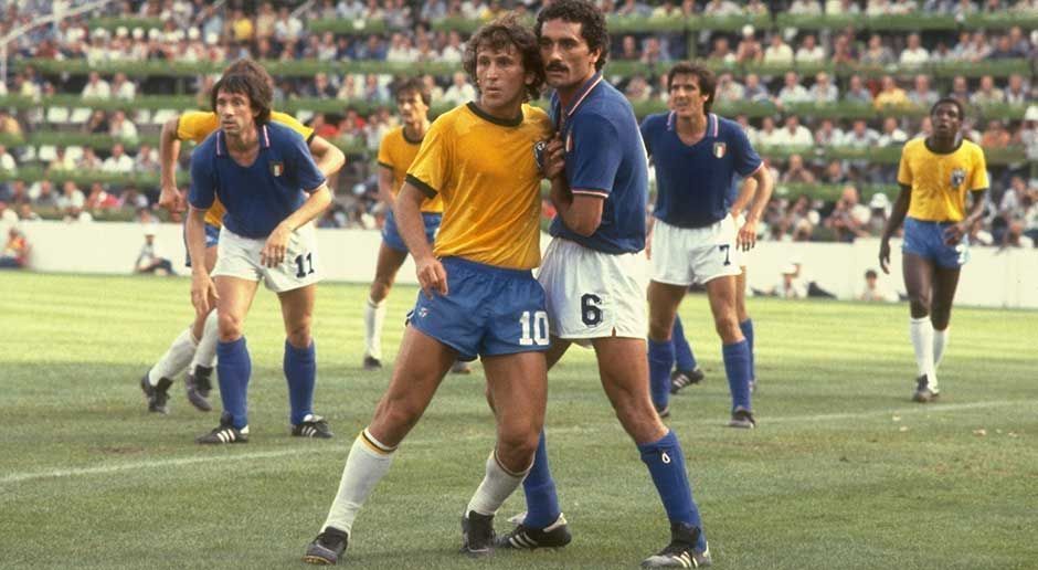 
                <strong>Zico</strong><br>
                Zico (Brasilien): Der weiße Pelé, einer der größten Stars des brasilianischen Fußballs. Aber 1978 in Argentinien, 1982 in Spanien und 1986 in Mexiko verpasste er mit der Selecao jeweils den großen Wurf bei einer Weltmeisterschaft.
              