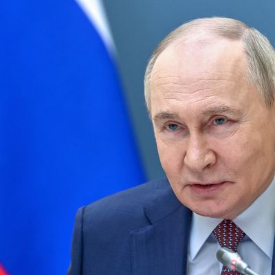 Präsident Putin beim Wirtschaftstreffen