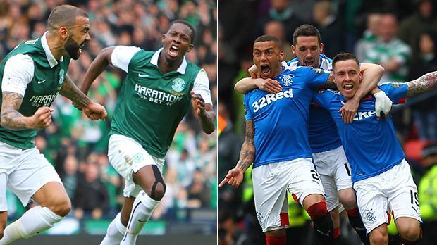 
                <strong>Schottland: Hibernian Edinburgh vs. Glasgow Rangers</strong><br>
                Schottland: Hibernian Edinburgh vs. Glasgow Rangers. Ein Finale für Fußballromantiker findet dieses Jahr in Schottland statt: Mit den Glasgow Rangers und Hibernian Edinburgh treffen am 21. Mai zwei Zweitligisten aufeinander. Das Liga-Spiel beider Mannschaften am 20. April gewann Hibernian mit 3:2 gegen den Rekordmeister, der bereits als Aufsteiger feststeht.
              