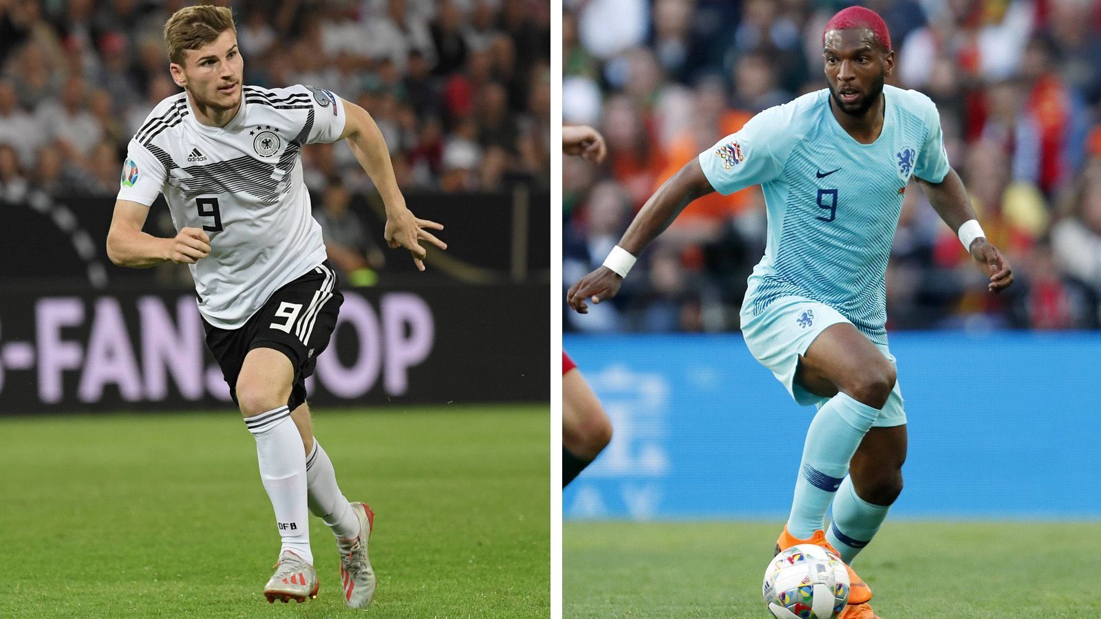 
                <strong>Angriff: Timo Werner vs. Ryan Babel </strong><br>
                Ähnlich gut wie für Depay läuft es derzeit für Timo Werner, der mit fünf Treffern in drei Partien großen Anteil am Glanzstart der Leipziger hatte. Seine Schnelligkeit und seinen Torabschluss hat Werner damit wohl definitv parat, wenn es diesmal gegen die Niederlande geht. Dort hatte der ehemalige Stuttgarter im Hinspiel noch etliche Großchancen liegen lassen. Ryan Babel erlebt gerade in der Nationalelf seinen zweiten Frühling und zählt unter Ronald Koeman zum Stammpersonal. Dennoch setzt sich der Leipziger durch, Punkt für Werner, 7:6 Endstand für Deutschland! 
              