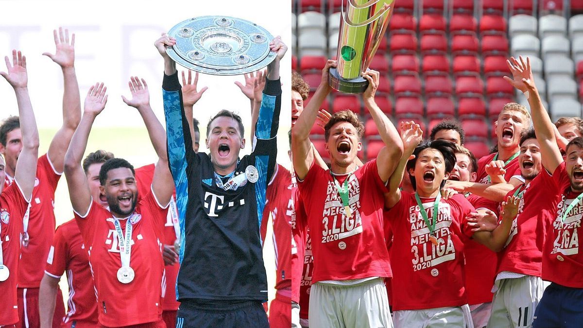 Bayern Profis und Zweite