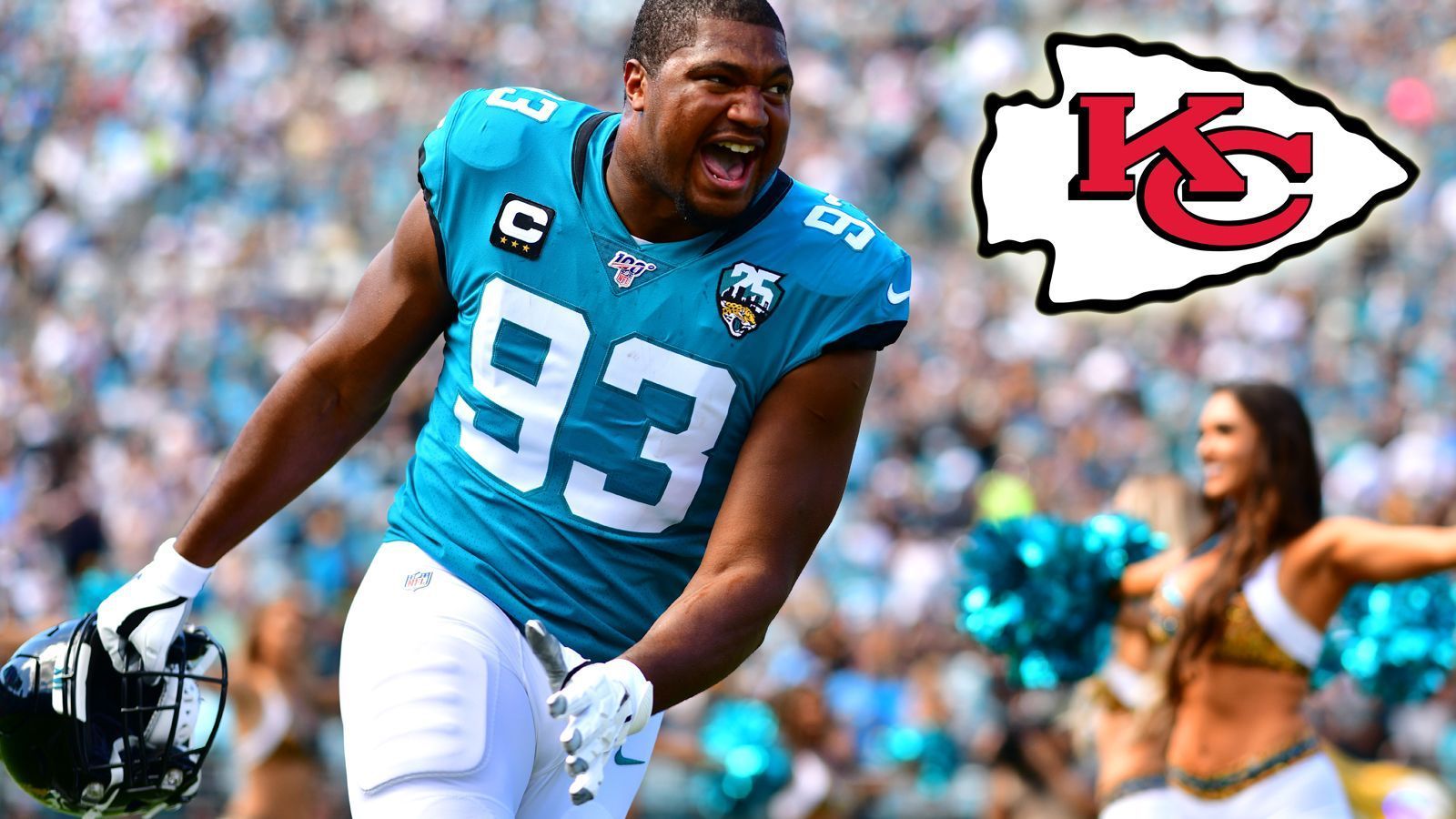 
                <strong>Calais Campbell zu den Kansas City Chiefs</strong><br>
                Calais Campbell hat Jacksonville zu "Sacksonville" gemacht - bekommen wir jetzt "Sack City"? Der Defensive Lineman an der Seite bzw. der gegenüberliegenden Seite von Frank Clark würde den Gegner vor enorme Schwierigkeiten stellen - zumal ein Großteil der gegnerischen Spielzüge über die entgegengesetzte Seite von Clark läuft. Und wir denken auch an das Duell Patriots gegen Chiefs am 14. Spieltag, dann wäre da noch mal richtig Zündstoff drinnen. Allerdings müssten die Chiefs auch noch die 15 Millionen Dollar für die folgende Spielzeit stemmen. Ein weiterer Erstrunden-Pick, nach dem der Rams, würde den Jaguars sicherlich gefallen.
              