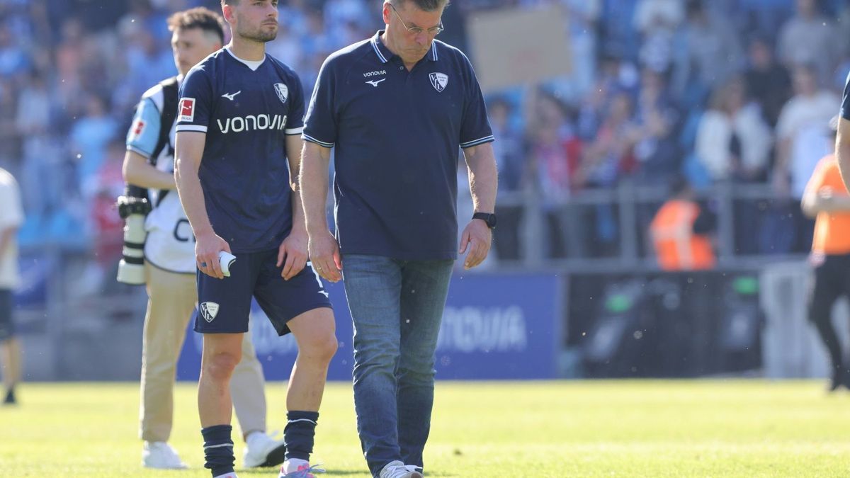 Trainer Dieter Hecking nach dem besiegelten Abstieg