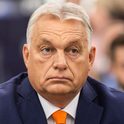 Archivaufnahme, 9. Oktober 2024, Frankreich, Straßburg: Viktor Orbán, Ministerpräsident von Ungarn, im Plenarsaal des Europäischen Parlaments