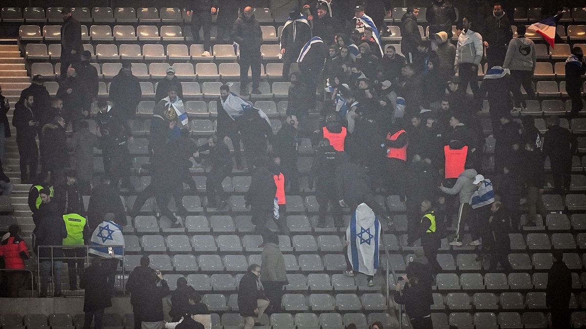 Frankreich-Israel Schlägerei Stade de France