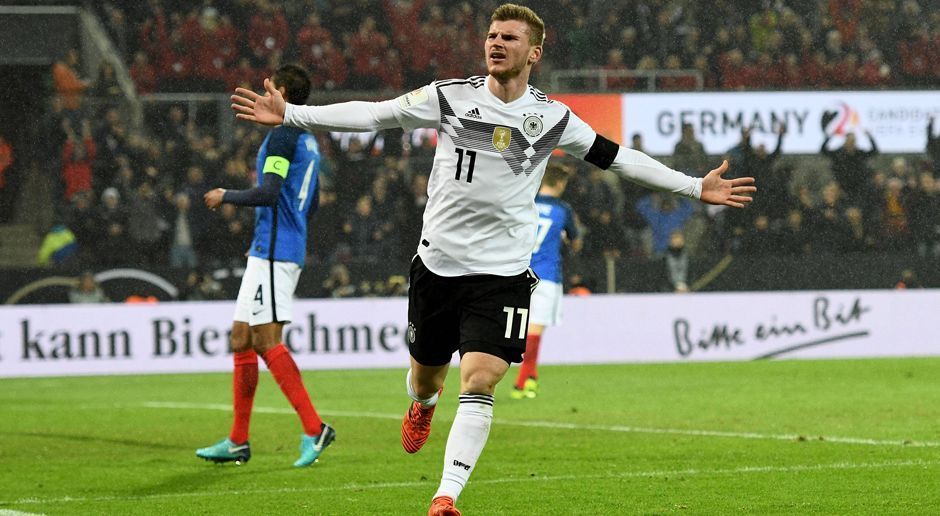 
                <strong>Timo Werner</strong><br>
                Wie immer sehr lauffreudig, bietet sich oft an, bleibt bei seinen Aktionen aber unglücklich. Hängt viel in der Luft, da er nur selten Bälle bekommt. Den Ausgleich macht er in Werner-Manier: Starker Pass in den Lauf und durch die Hosenträger ins Tor. Zehntes Länderspiel, siebtes Tor: Stark! ran-Note: 2
              