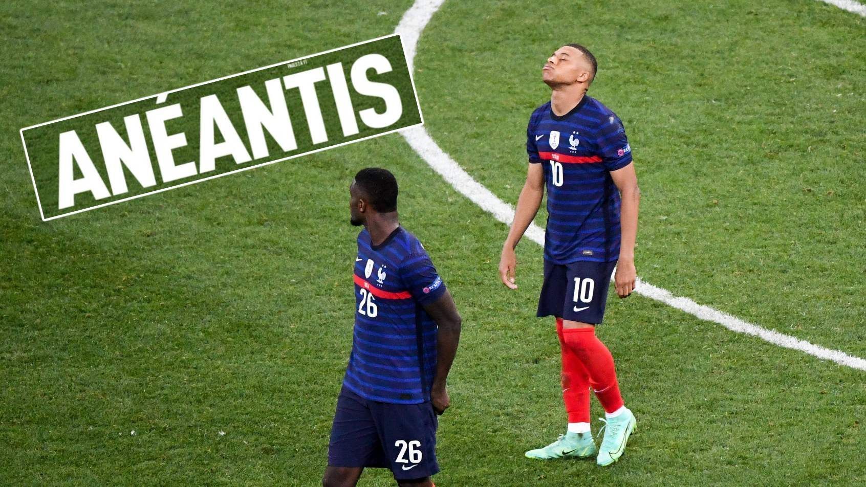 
                <strong>L'Équipe (Frankreich)</strong><br>
                "Vernichtet. Von ganz oben abgestürzt. Nach einem unglaublichen Spiel ist Frankreich im Achtelfinale der Euro gegen die Schweiz im Elfmeterschießen ausgeschieden (3:3 n.P., 4:5 im Elfmeterschießen). Es war ein außergewöhnliches Spiel, das in die Geschichte des Wettbewerbs eingehen wird." 
              