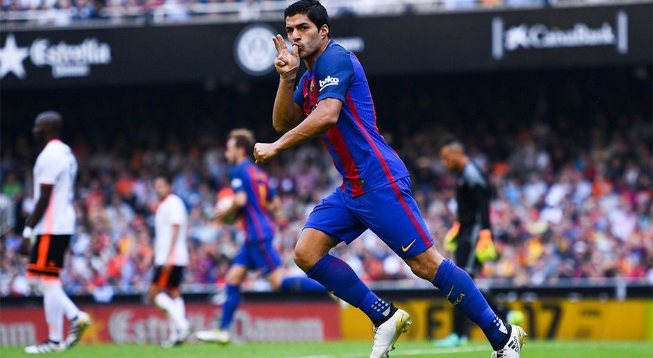 
                <strong>Luis Suarez (FC Barcelona)</strong><br>
                Luis Suarez (FC Barcelona, Mittelstürmer, Vertrag bis 2019): Auch der Uruguayer zählt zu den weltweit begehrtesten Spielern. In seinen gerade einmal zwei Jahren bei den Katalanen hat er seinen Marktwert bereits mehr als verdreifacht. Angeblich gab United bereits ein Angebot über 150 Millionen Euro ab - dieses soll Barca jedoch laut "Independent" abgelehnt haben.
              