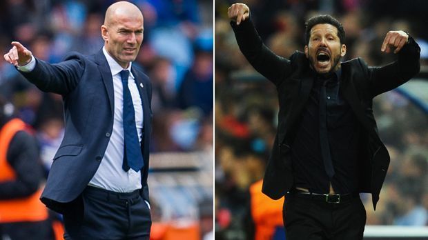 
                <strong>Trainer: Zinedine Zidane vs. Diego Simeone - Real 7:8 Atletico</strong><br>
                Trainer: Zinedine Zidane vs. Diego Simeone. Beide Trainer waren herausragende Fußballer. Am Spielfeldrand ist der Argentinier jedoch erfahrener. Seine Mannschaft schweißt er verbal regelrecht zusammen und stellt sie taktisch immer gut ein. Simeone ist für die erfolgreiche Atletico-Zeit der vergangenen Jahre verantwortlich. Dagegen muss sich Zidane geschlagen geben. Atletico gewinnt! Real vs. Atletico 7:8
              