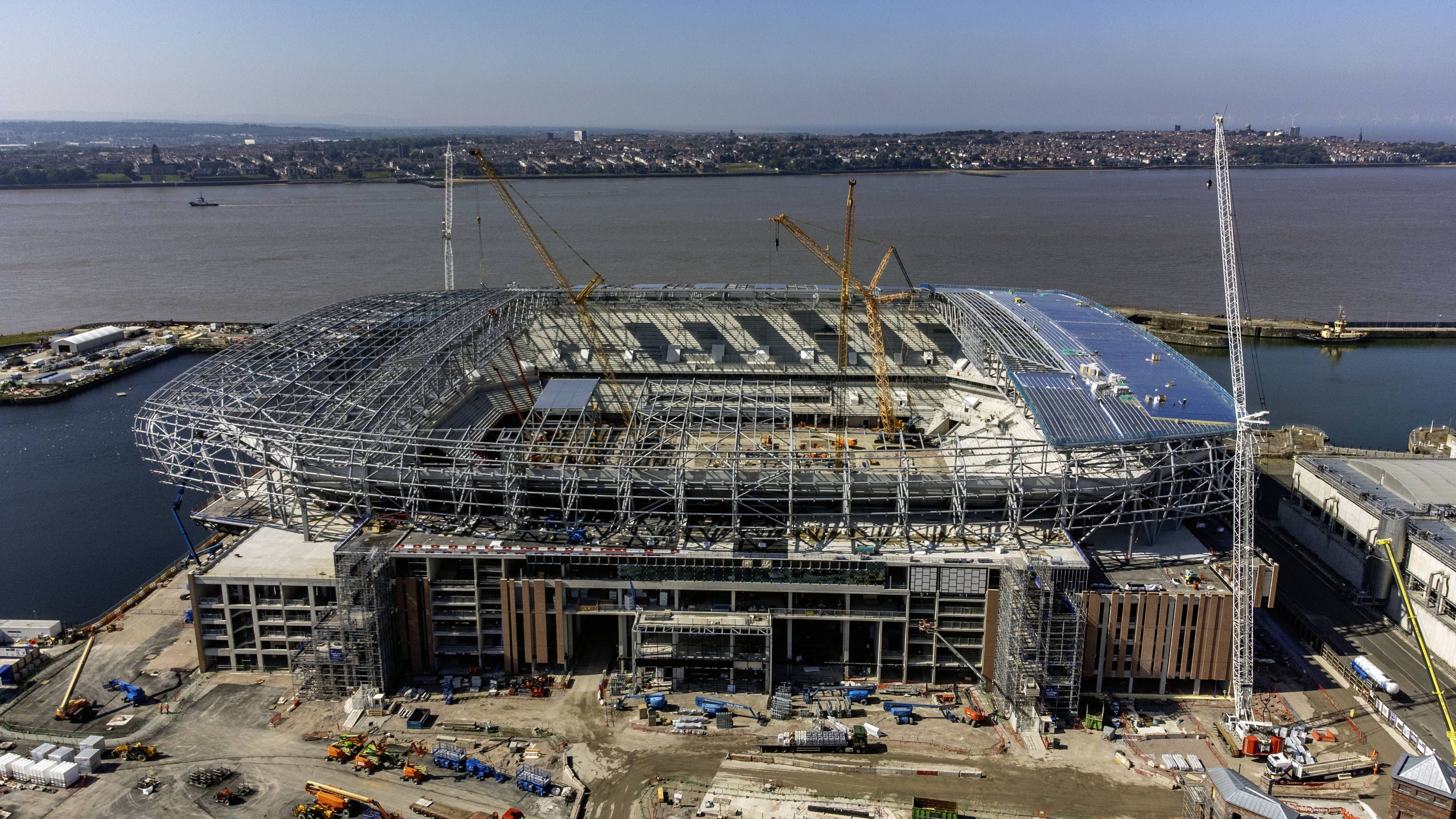 <strong>Everton Stadium (Liverpool)</strong><br>Eröffnet: 2024 (geplant)<br>Kapazität: 52.888 Plätze<br>Heimspielstätte von: FC Everton