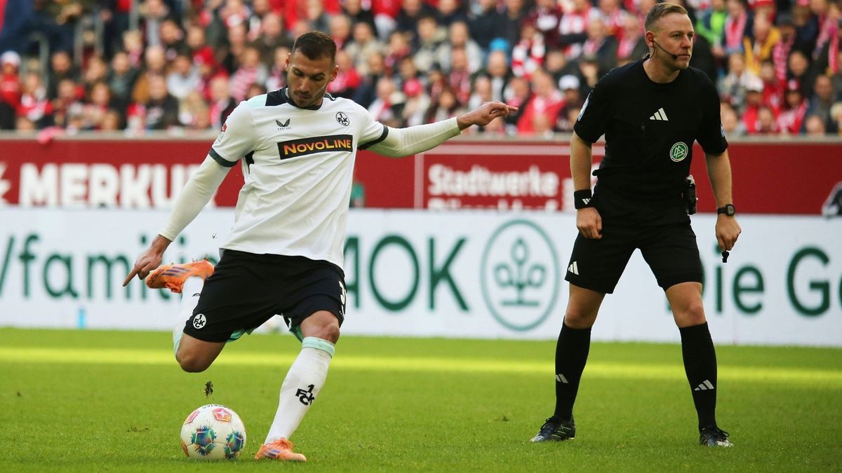 Trifft zur Führung: FCK-Profi Luca Sirch