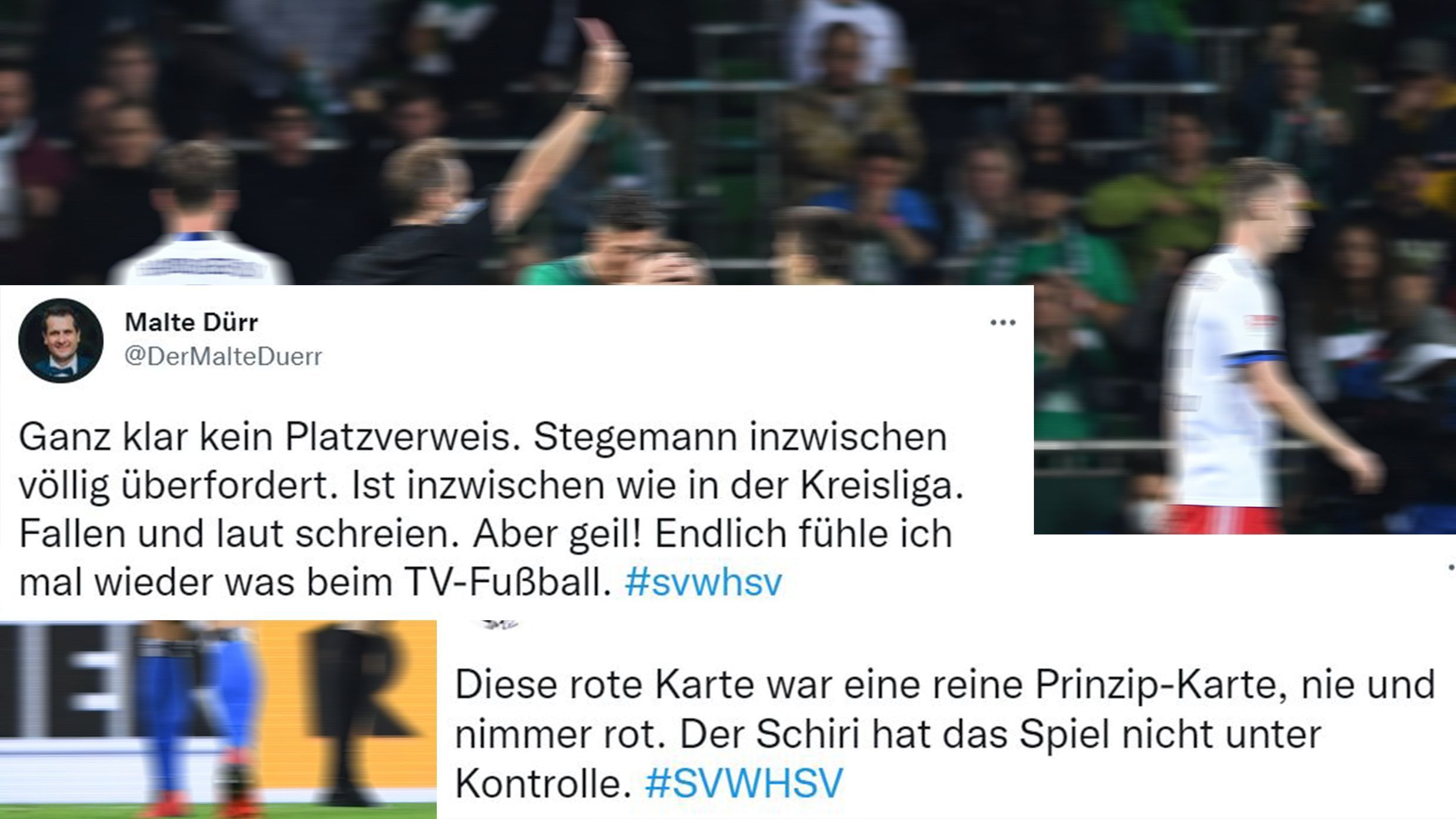 
                <strong>Schonlau-Platzverweis sorgt für Diskussionen</strong><br>
                Auch Hamburg schwächt sich nach der Pause. Sebastian Schonlau sieht Gelb-Rot. Doch war das wirklich ein Platzverweis? Nicht alle sind sich sicher. 
              