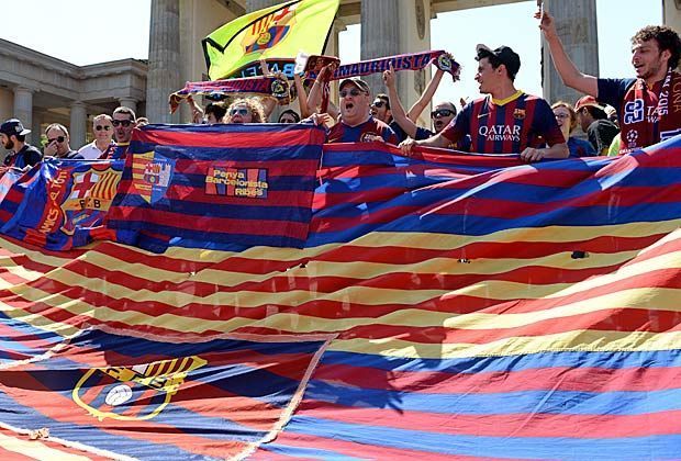 
                <strong>Champions-League-Finale: Juventus Turin vs. FC Barcelona</strong><br>
                Tausende Barca-Anhänger belagern bei Sonnenschein und über 30 Grad den Breitscheidplatz vor der Gedächtniskirche und lassen ihre Helden um Superstar Lionel Messi immer wieder hochleben.
              